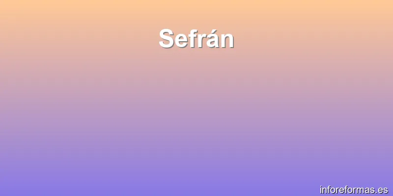 Sefrán