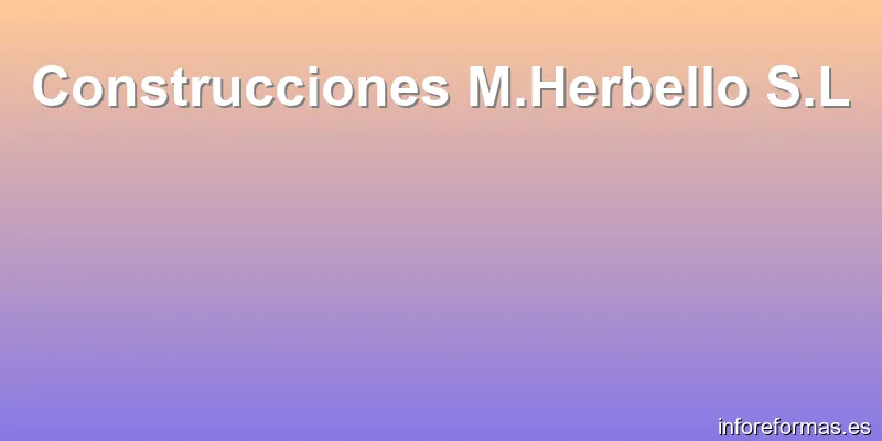 Construcciones M.Herbello S.L