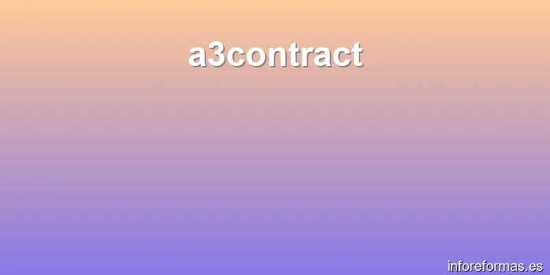 a3contract
